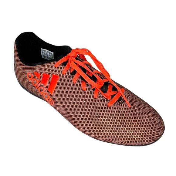 Adidas X 17.4 FG Soccer Cleats Men’s/Boys 6 | Orange & Black Firm Ground - Picture 1 of 8